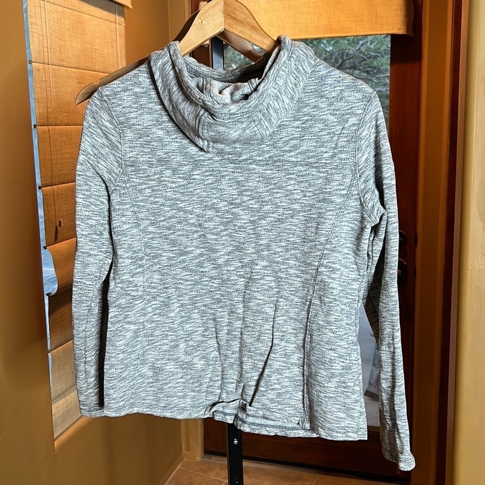 Carhartt Scuba Neck Hoodie Women’s Size Small Heather Gray Workwear Pullover - Picture 8 of 8
